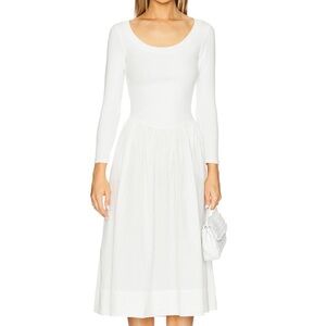 NWT Free People - Free-est Aelia Ivory Long Sleeve Midi Dress - Small